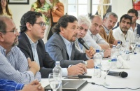 El gobernador Sáenz negocia los presupuestos 2023 en el sur provincial