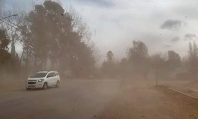 Alerta por viento zonda en los valles de Salta