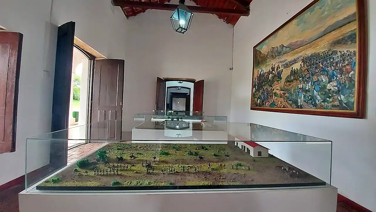 Una de las salas de la Casona Histórica de Castañares