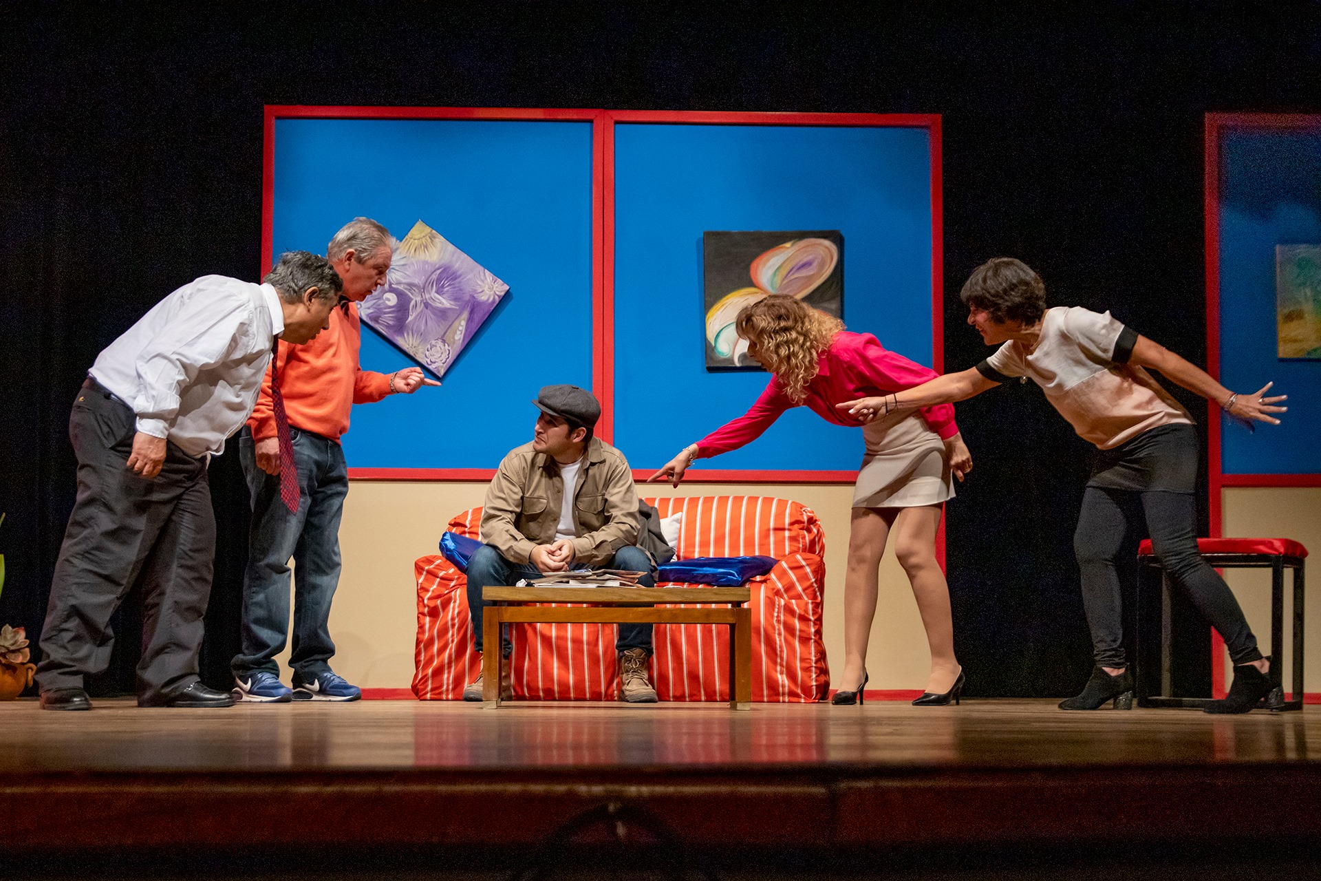 'Felices los 4' sube a escena en el ciclo Jueves de Teatro