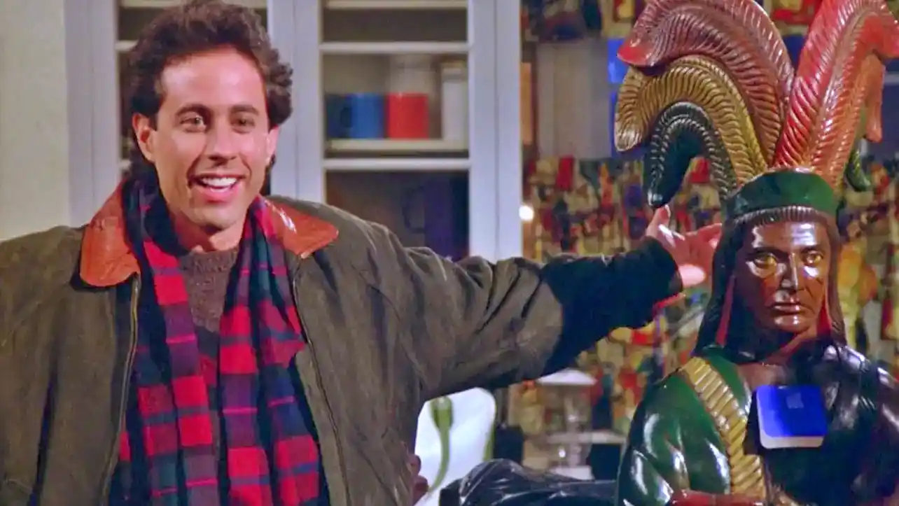 Jerry Seinfeld en el episodio The Cigar Store Indian