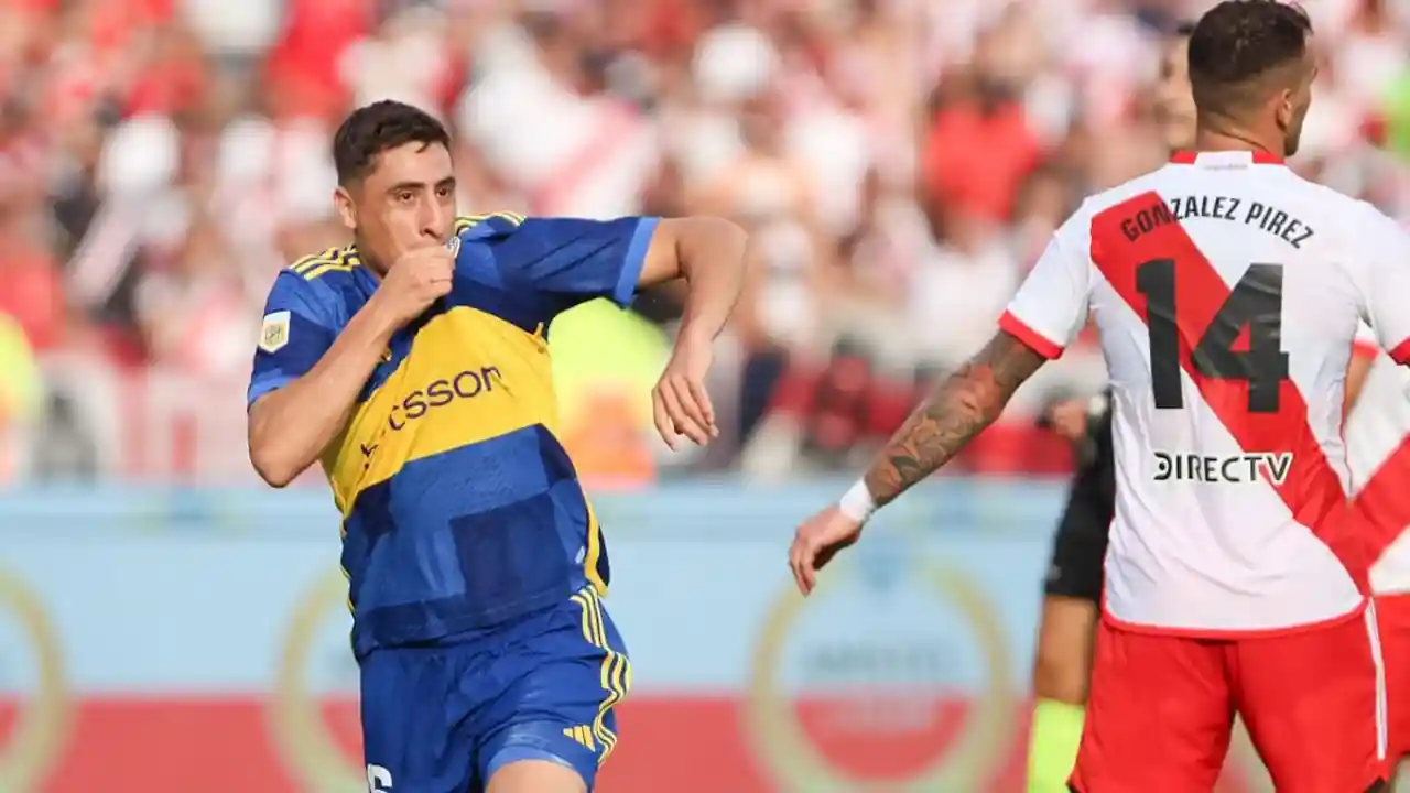 Merentiel celebra uno de sus goles