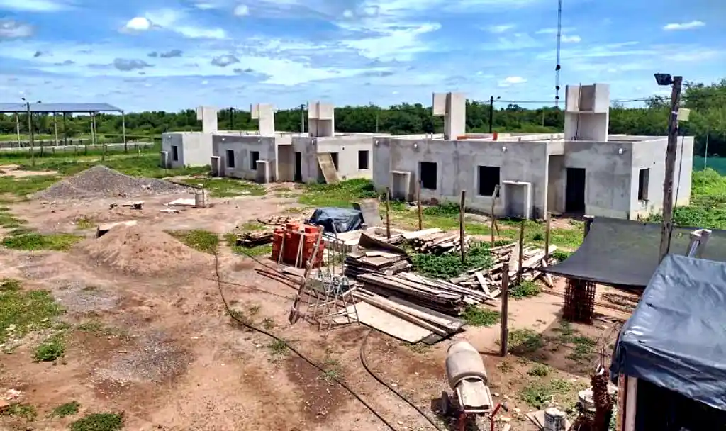 Viviendas en construcción en Talavera