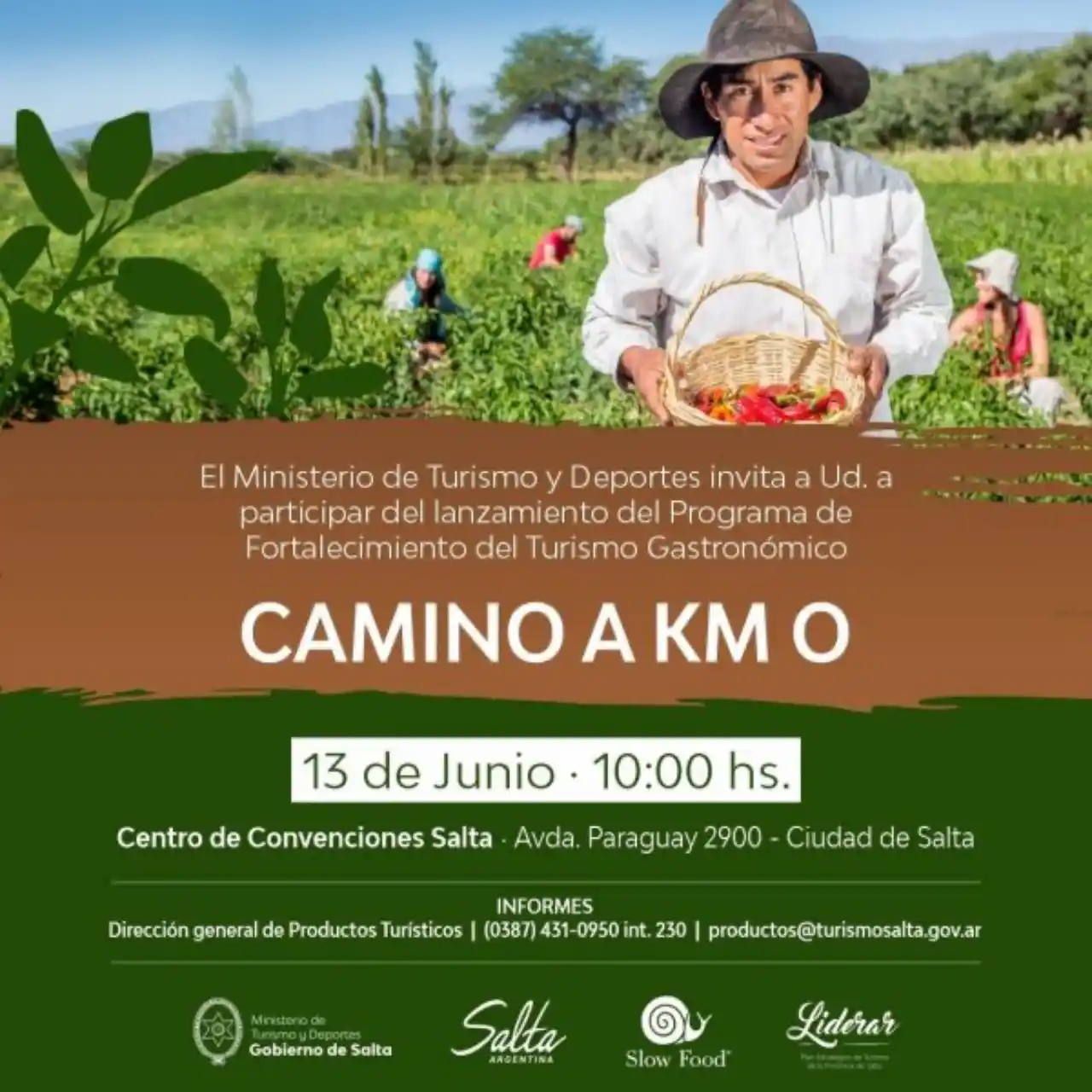 Anuncio gráfico del programa del gobierno