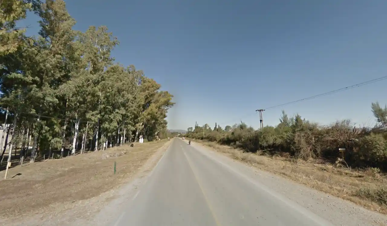 Vista de la ruta 26, en proximidades de La Isla
