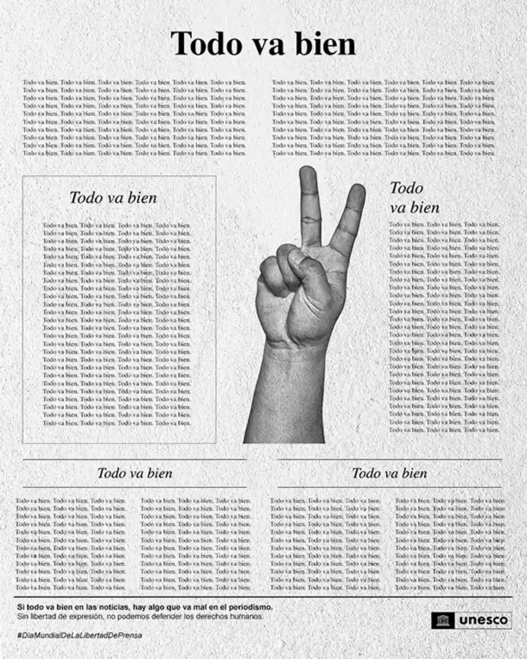 Imagen de la UNESCO para el Día Mundial de la Libertad de Prensa