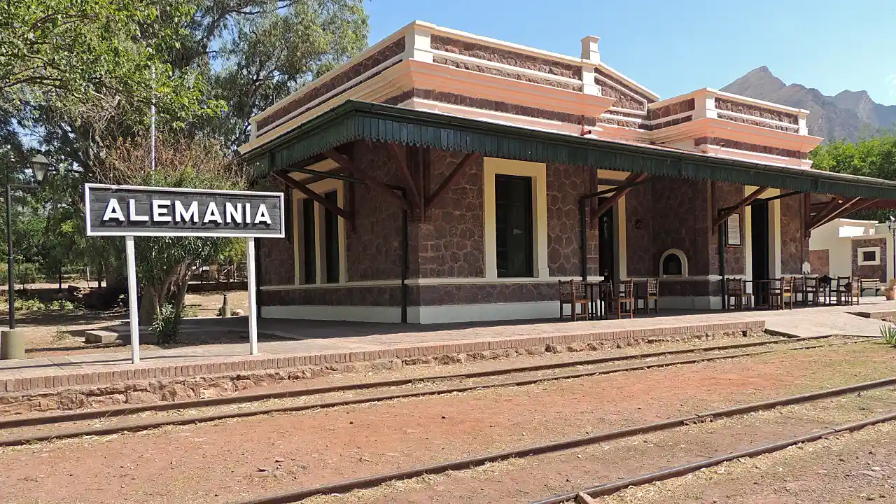 Estación ferroviaria de Alemanía, en Salta