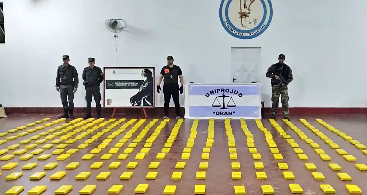 Alijo de droga incautado en Aguas Blancas