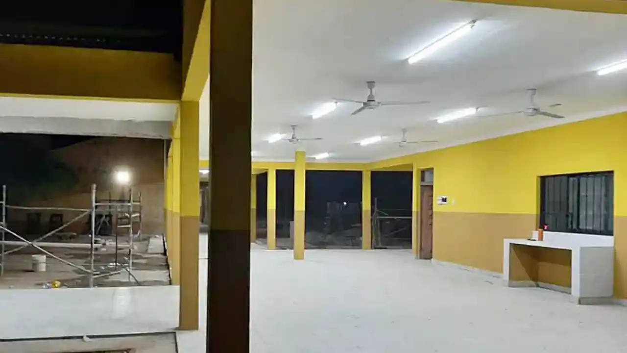 Obras en la escuela nº 4555