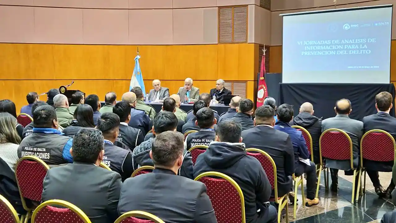 Jornadas sobre información para la prevención del delito en la casa de gobierno de Salta