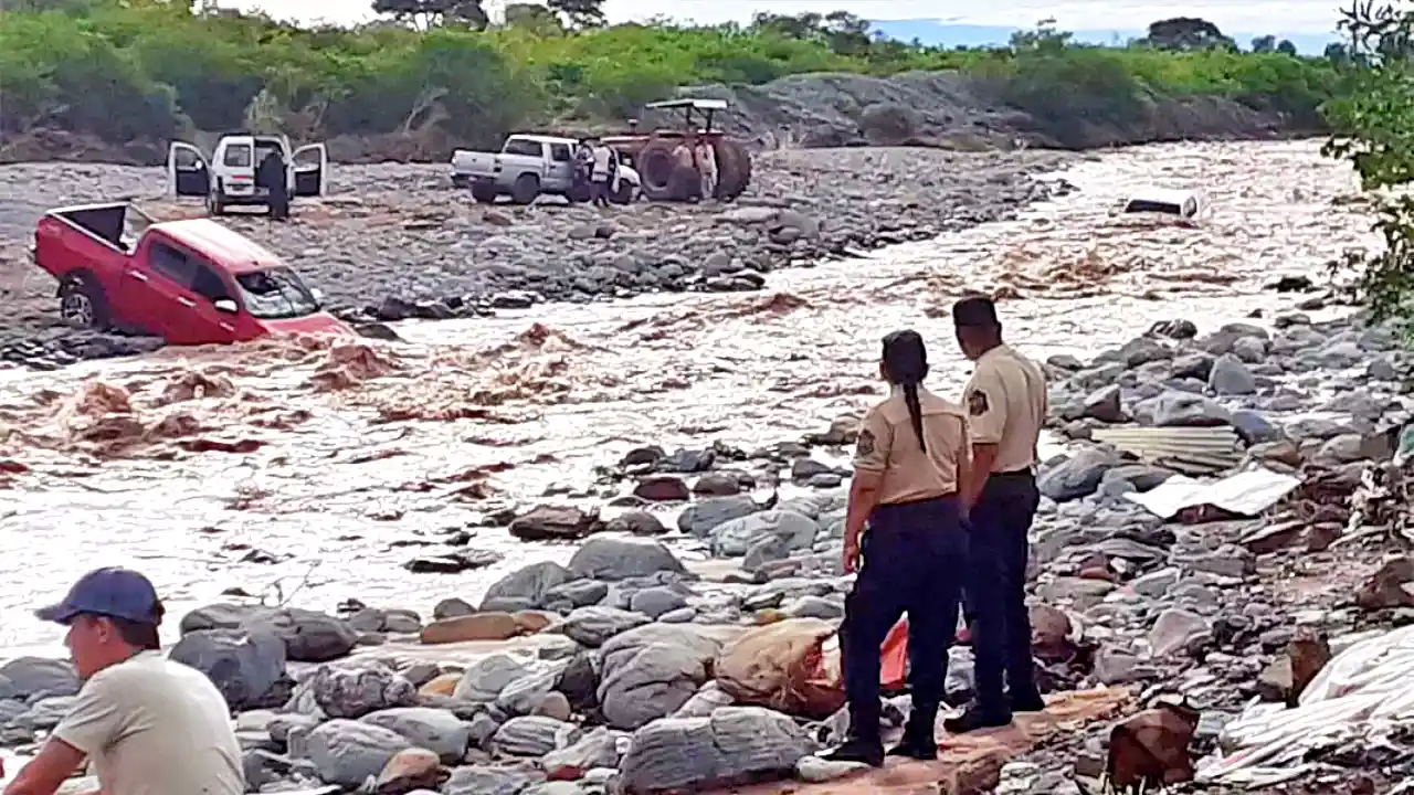 Rescate en el río de las Conchas