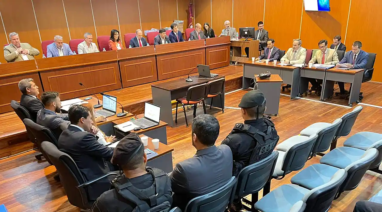 Vista del juicio a Parisi
