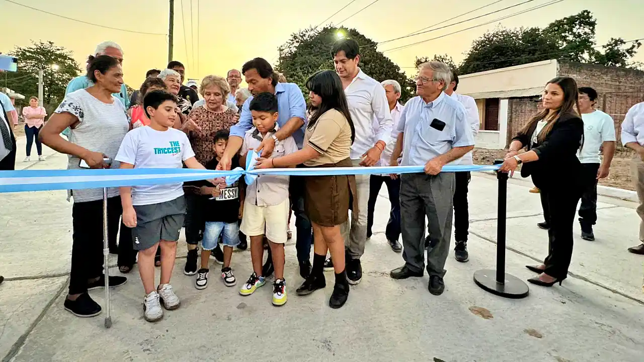 Inauguración en villa Saavedra