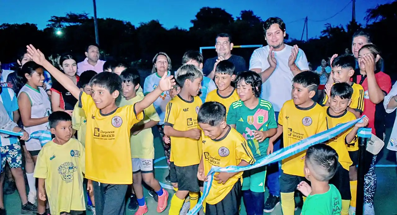 Inauguración en el barrio Norte Grande