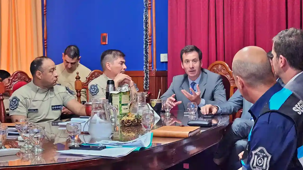 Reunión en el Ministerio de Seguridad y Justicia