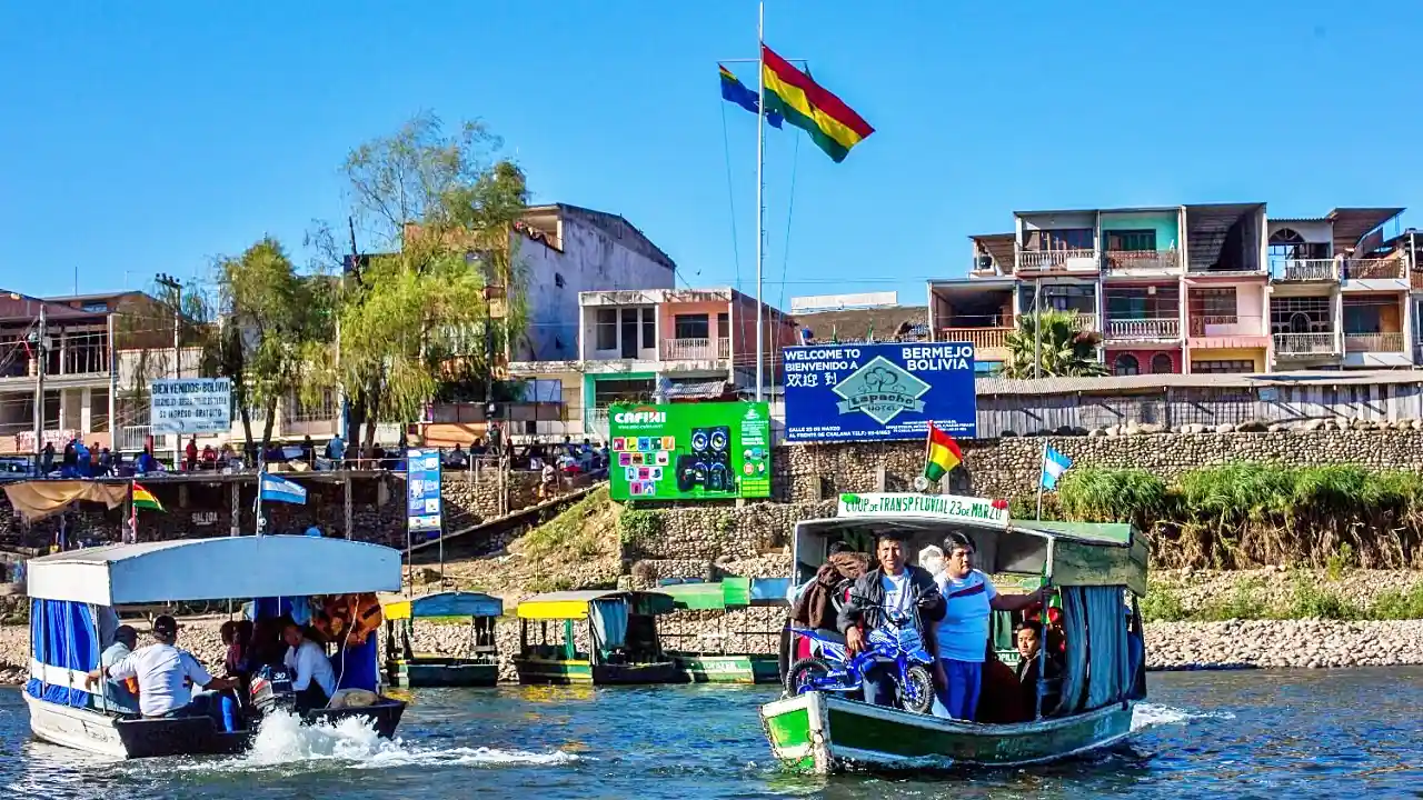 Travesía fronteriza sobre el río Bermejo