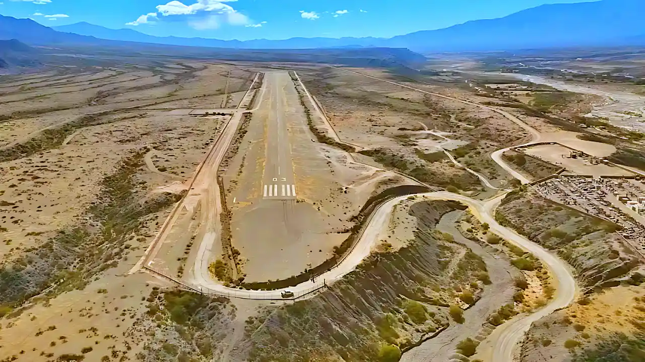 El gobierno de Salta finaliza la construcción del cercado perimetral del aerodromo de Cachi
