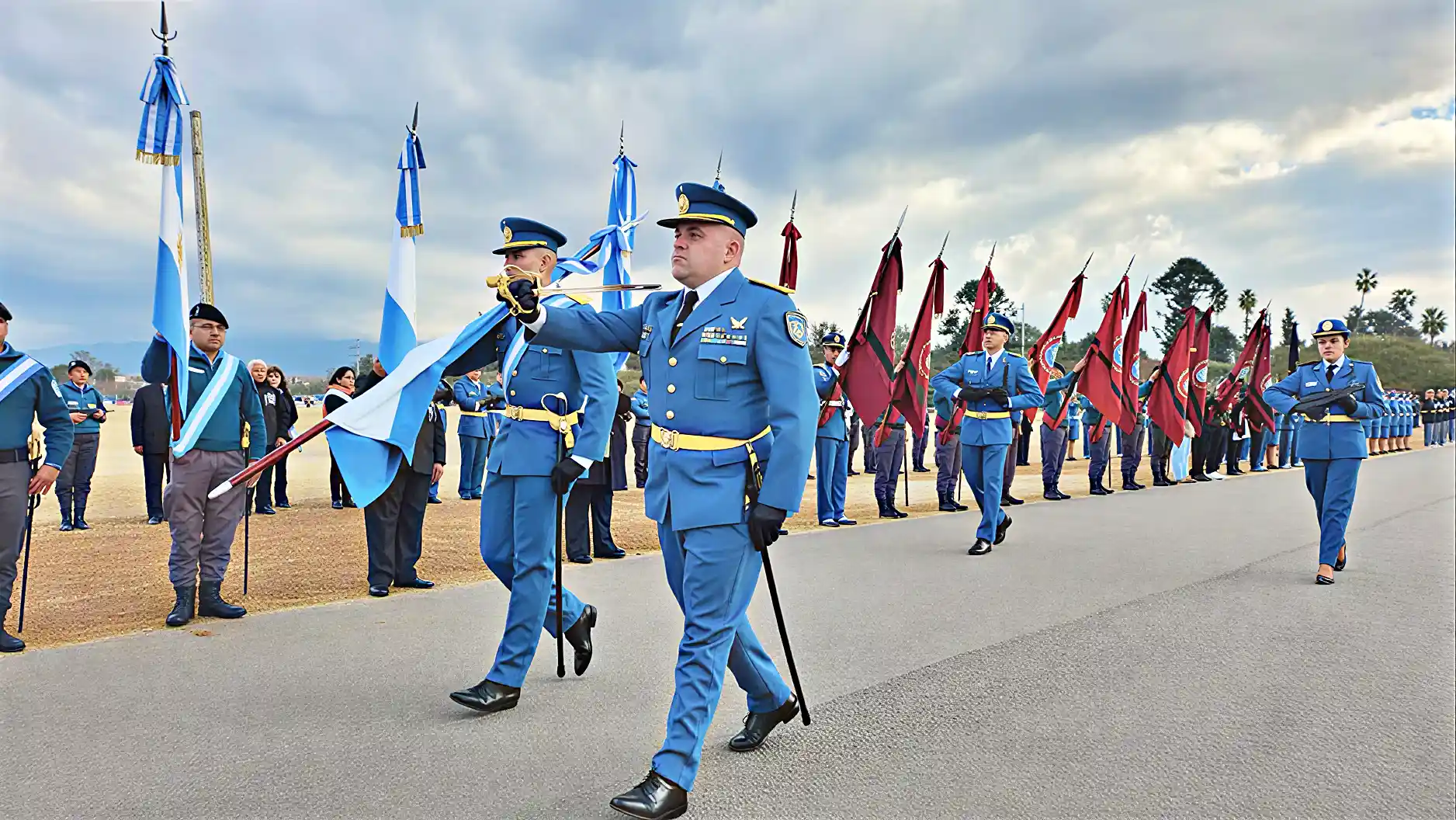 El Servicio Penitenciario de Salta viola la ley provincial 6946 sobre el uso de la bandera de Salta