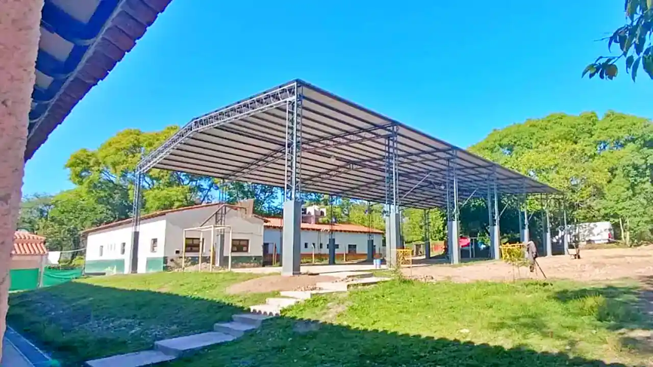 Obras en la escuela José Manuel Estrada de San Lorenzo