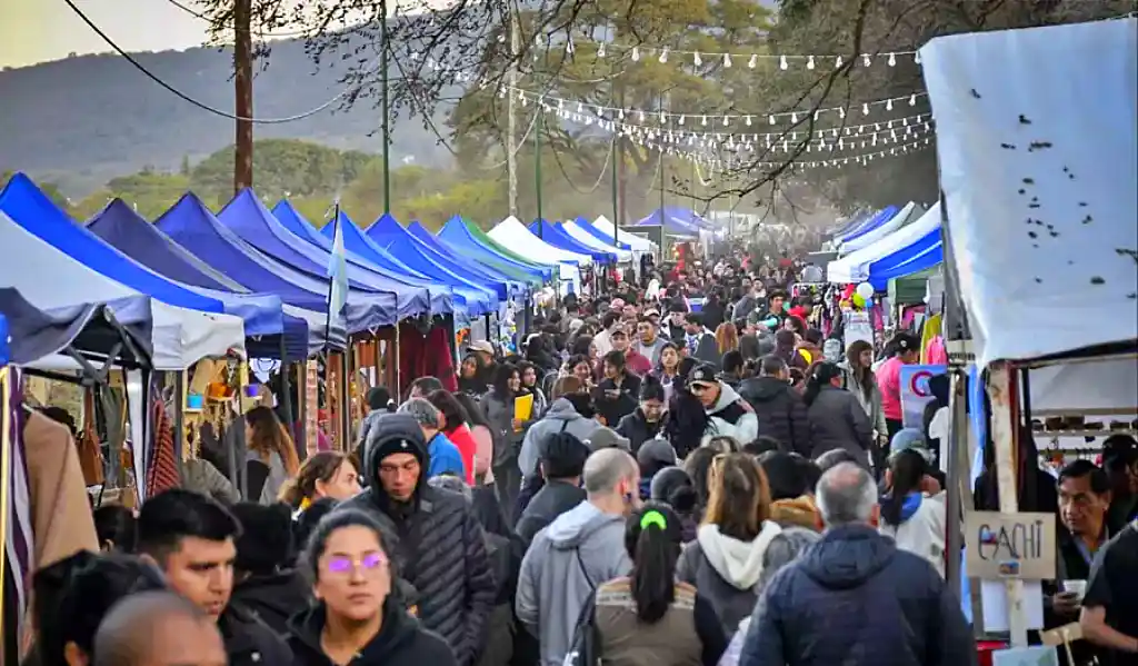 Vista de la feria