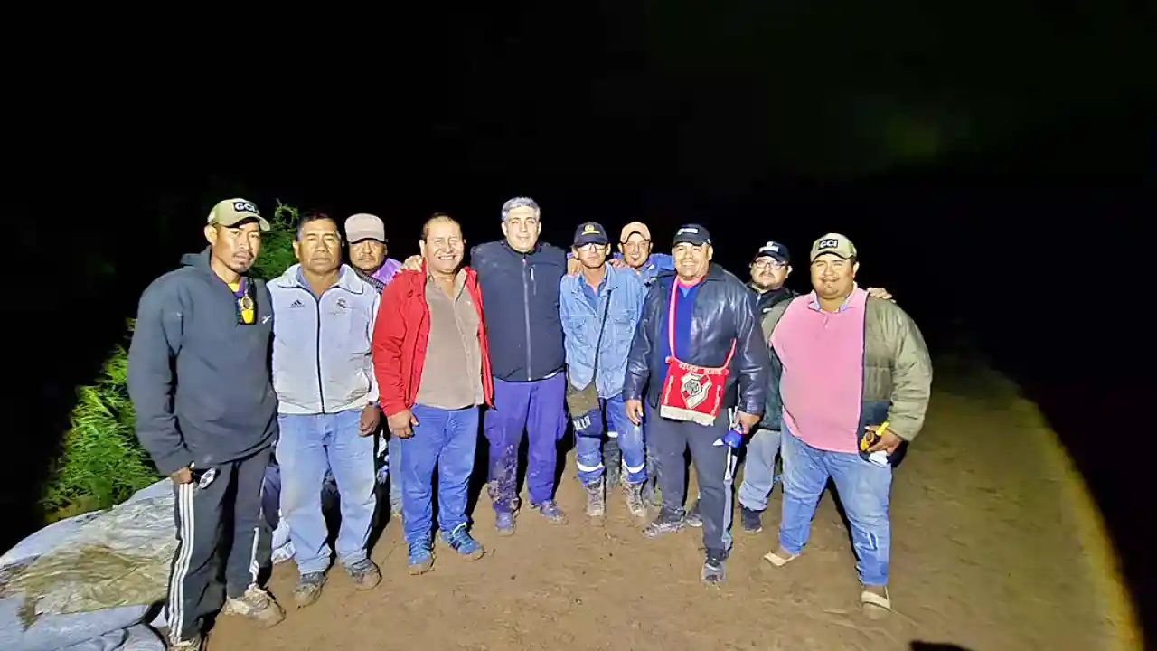 Vigilancia nocturna en el río Pilcomayo