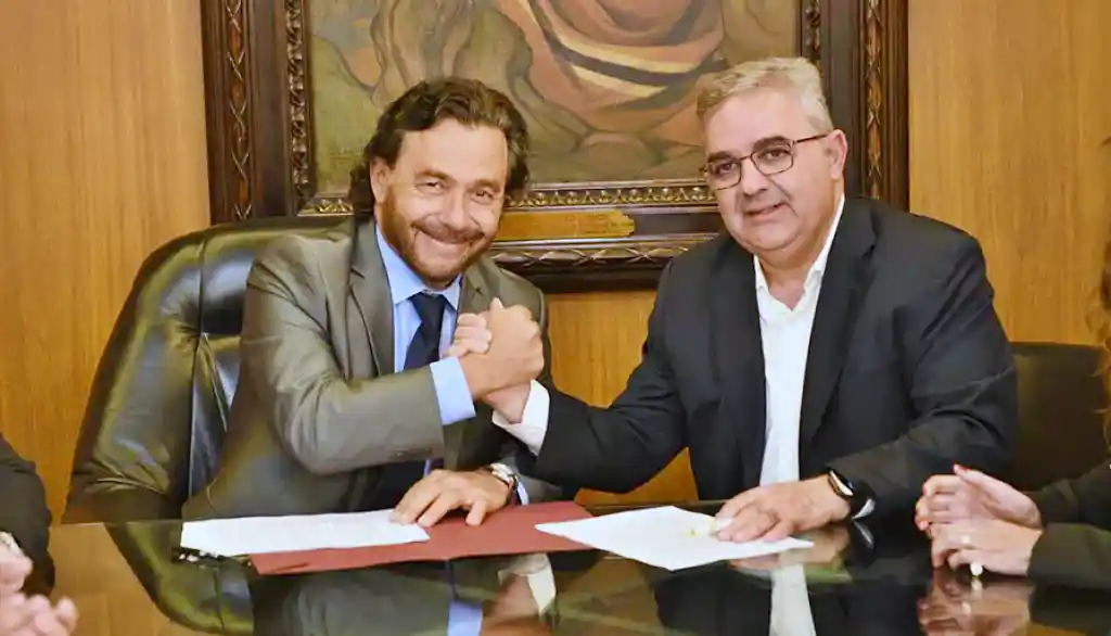 Gustavo Sáenz y Raúl Jalil