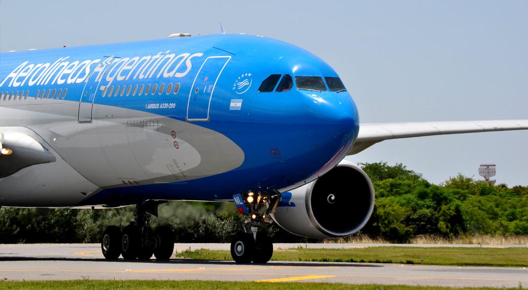 Avión de Aerolíneas Argentinas