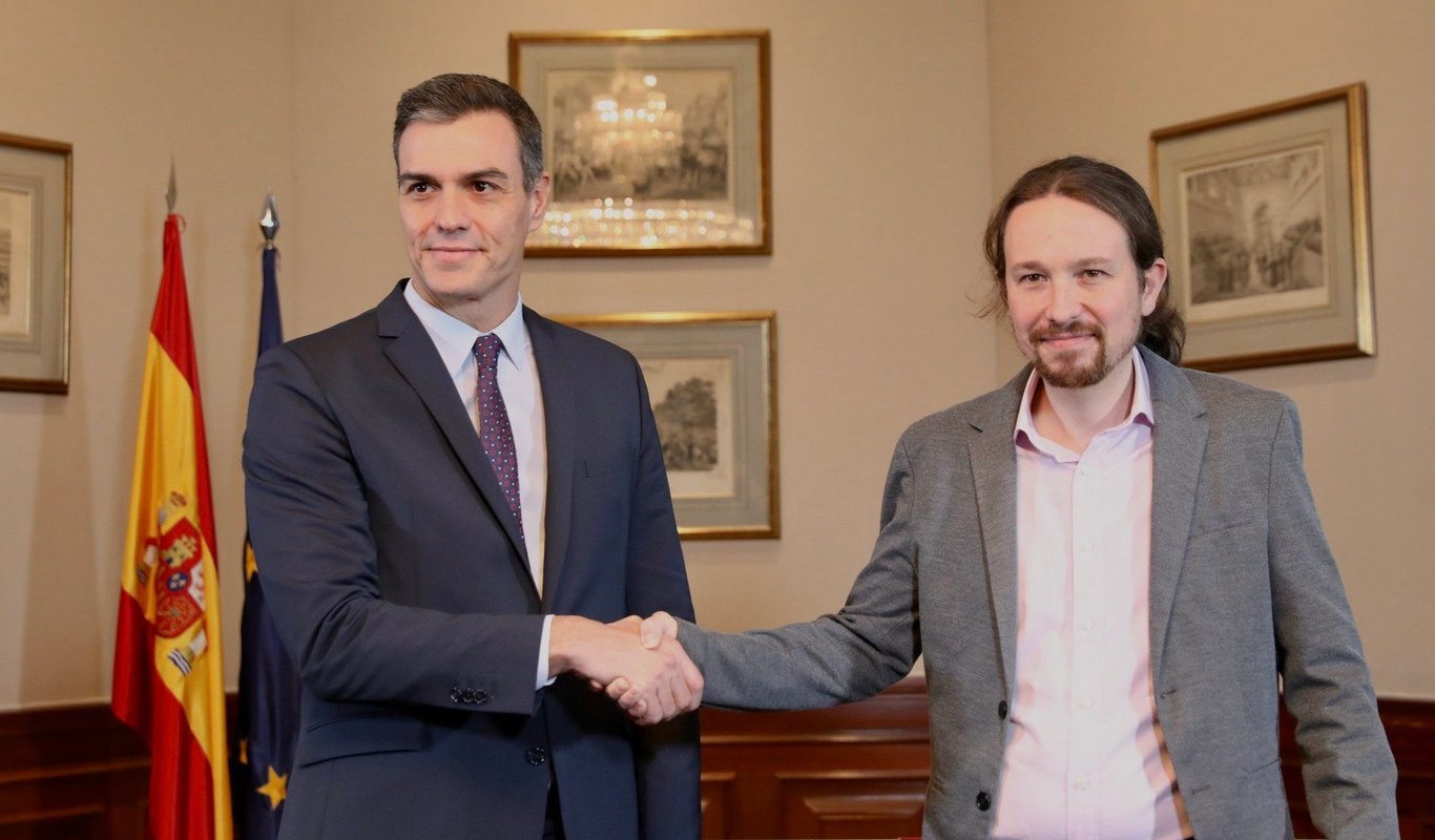 Pedro Sánchez y Pablo Iglesias
