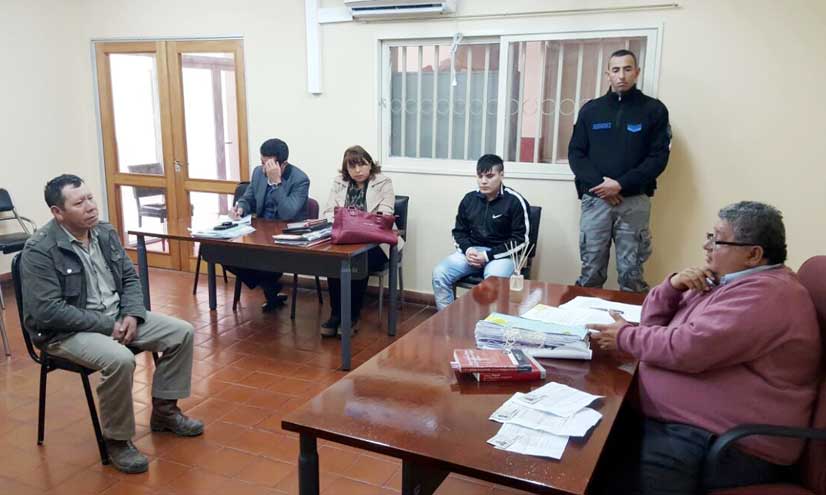 Juicio en Orán presidido por el juez Raúl Fernando López