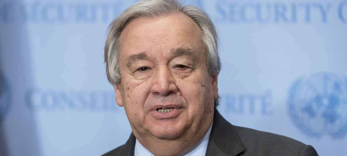 António Guterres, Secretario General de la ONU