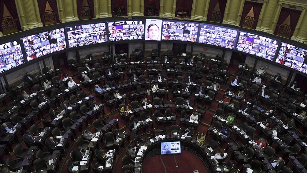 Recinto de la Cámara de Diputados de la Nación
