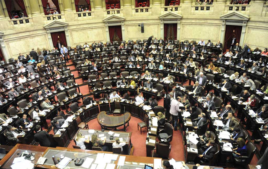 Recinto de la Cámara de Diputados de la Nación