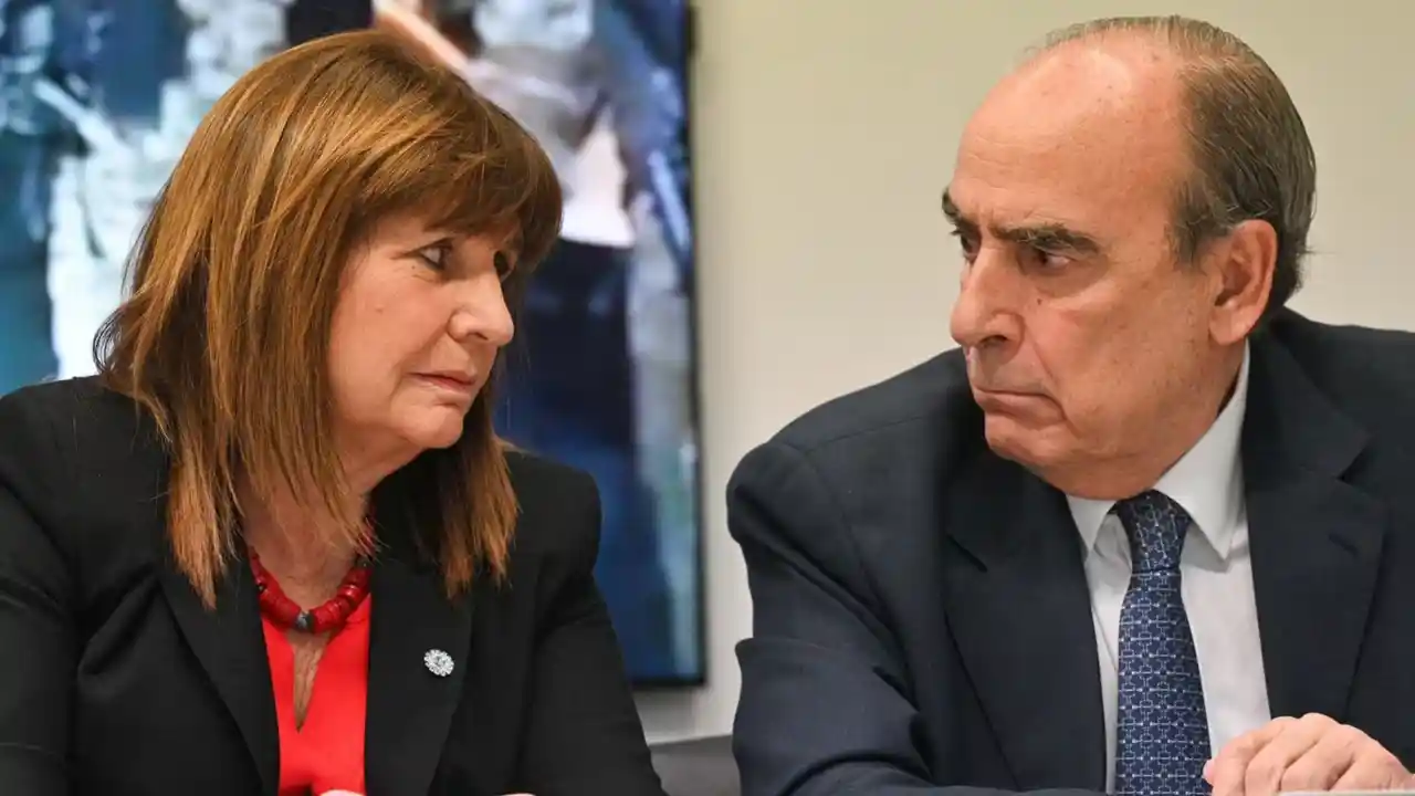 Patricia Bullrich y Guillermo Francos