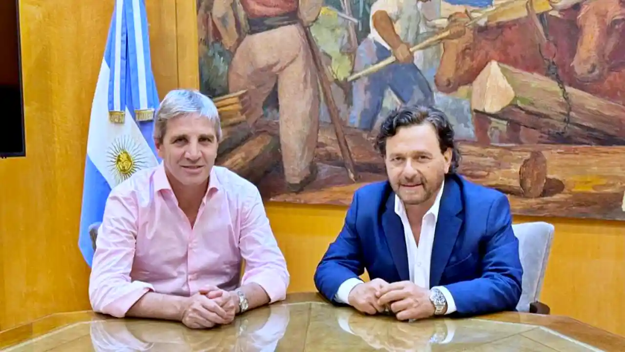 Luis Caputo y Gustavo Sáenz