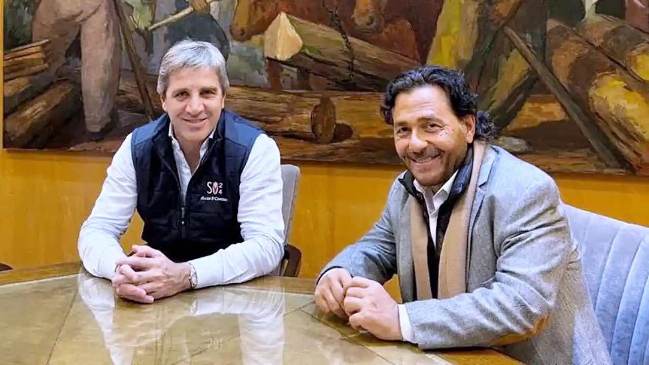 Luis Caputo y Gustavo Sáenz