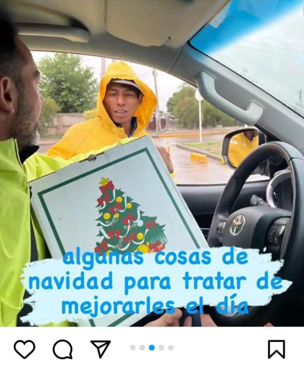 Publicación en Instagram