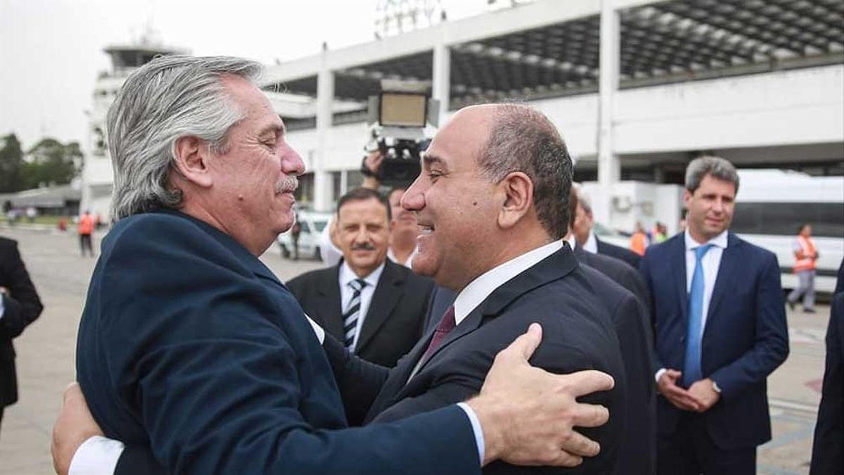 Alberto Fernández y Juan Manzur