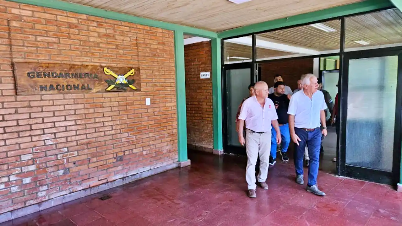 Visita de Domínguez a Joaquín V. González
