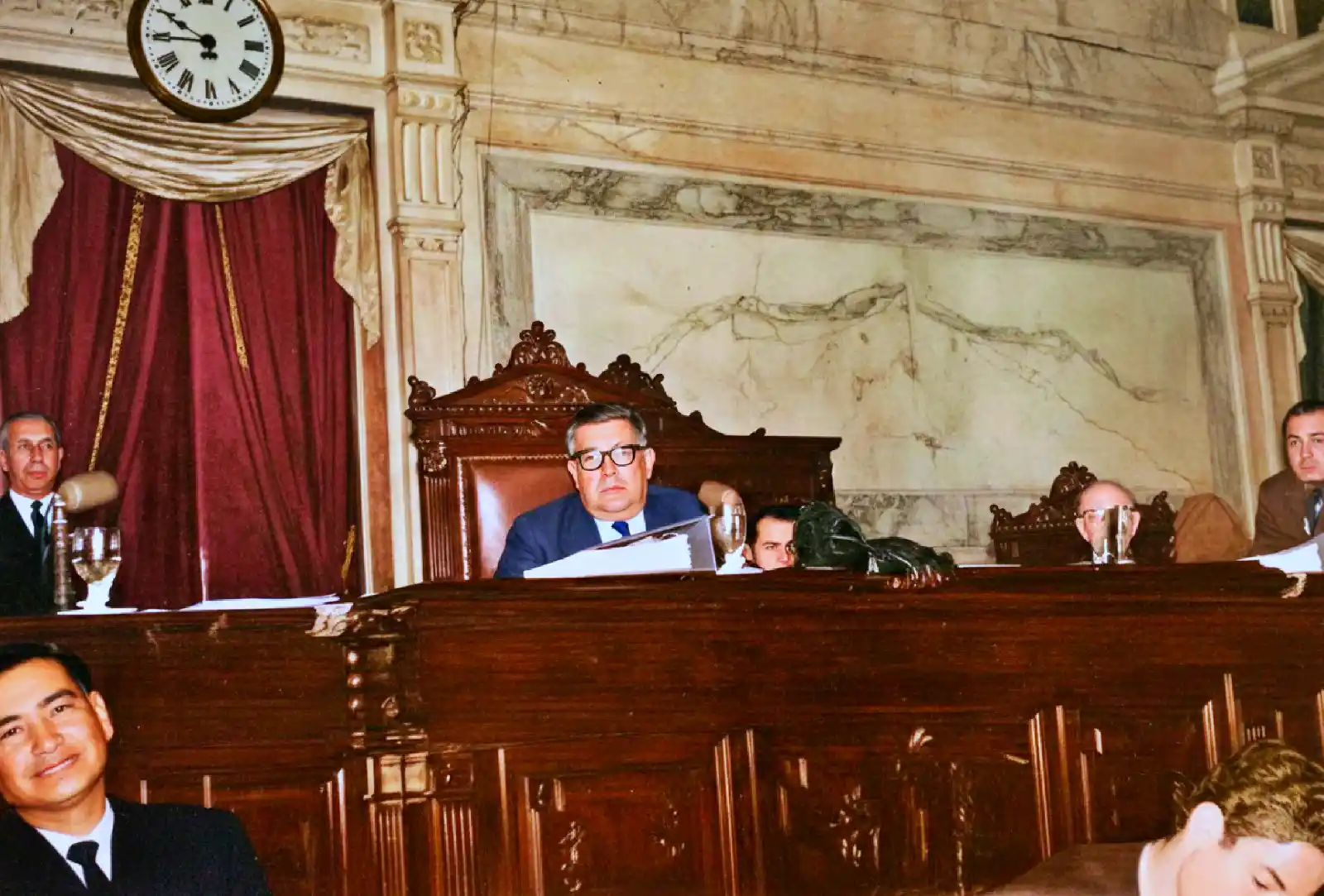 J. Armando Caro preside la Cámara de Diputados de la Nación (1965)