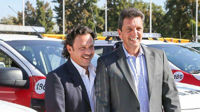 Gustavo Sáenz y Sergio Massa