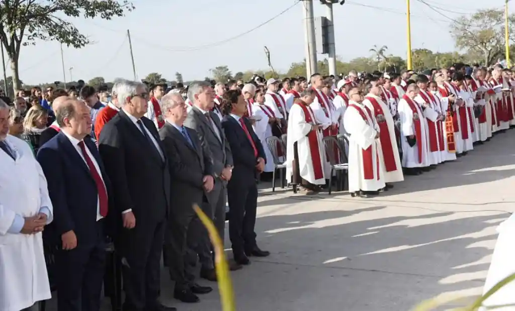 Acto religioso en Orán