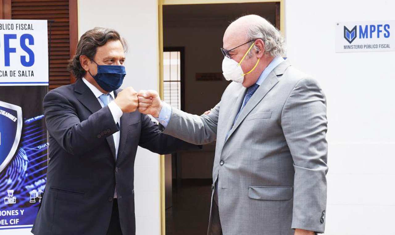 Gustavo Sáenz y Abel Cornejo