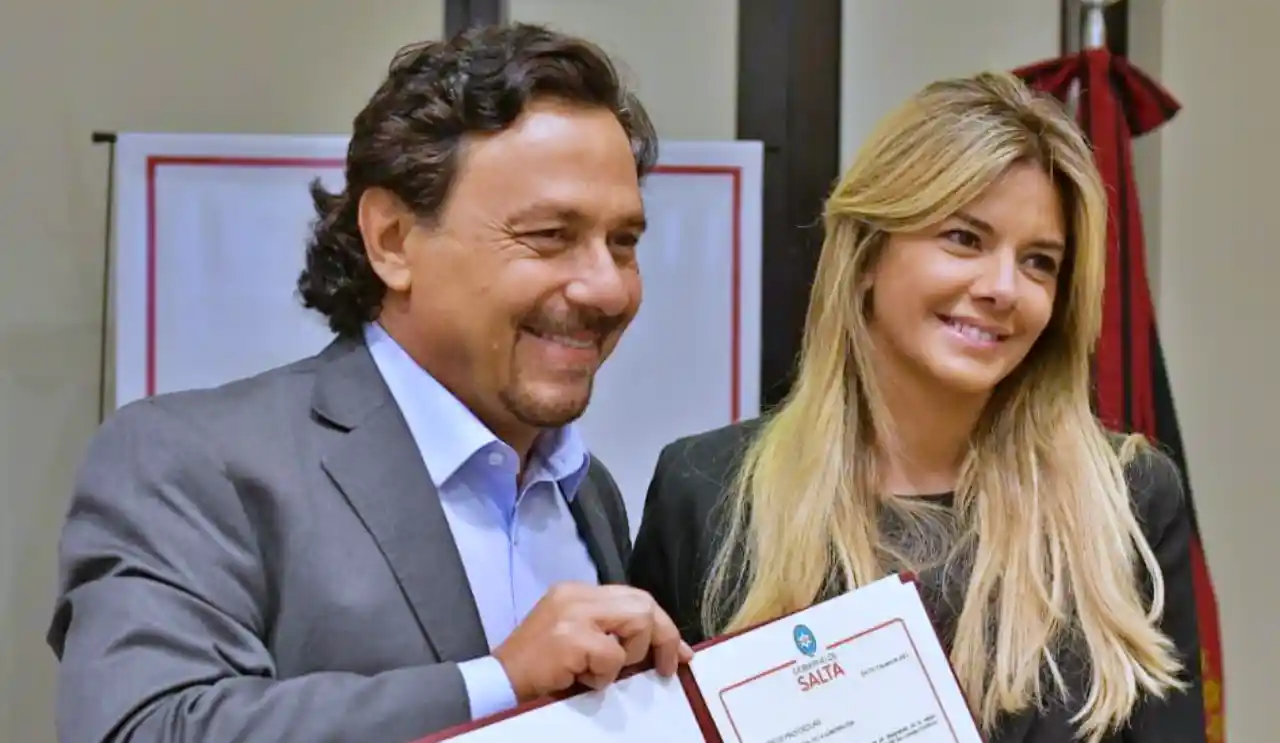 Gustavo Sáenz y Magdalena Day