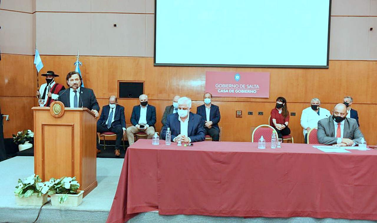 Discurso de Sáenz, ante los suyos