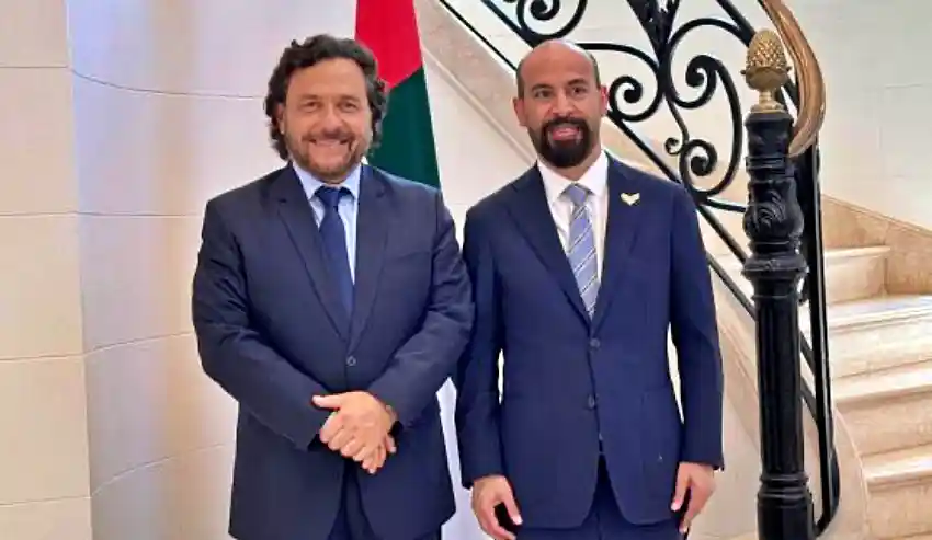 El Gobernador de Salta y el Embajador de los EAU