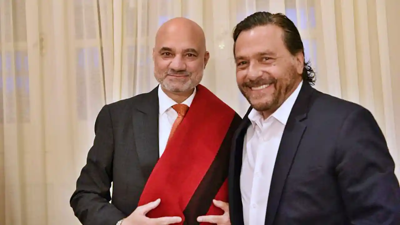El Embajador de la India y el Gobernador de Salta