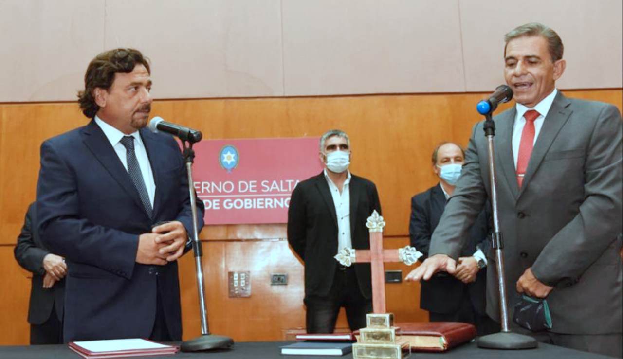 Javier Lamas jura como nuevo Secretario de Prensa del gobierno provincial