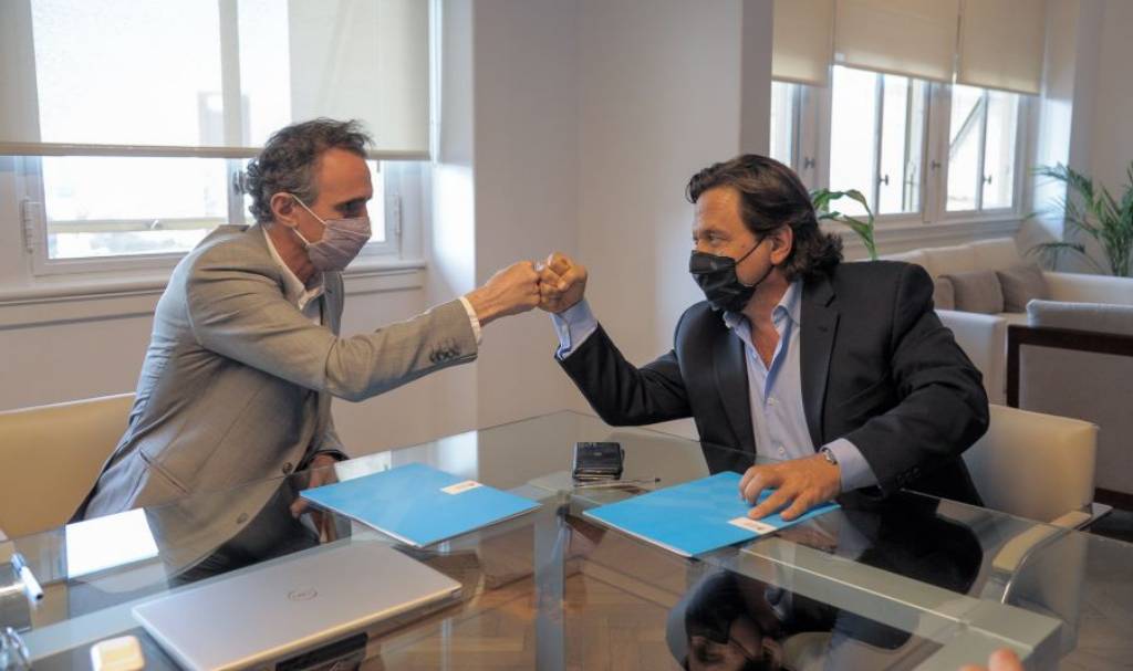 El ministro Katopodis y el gobernador Sáenz firman el acuerdo