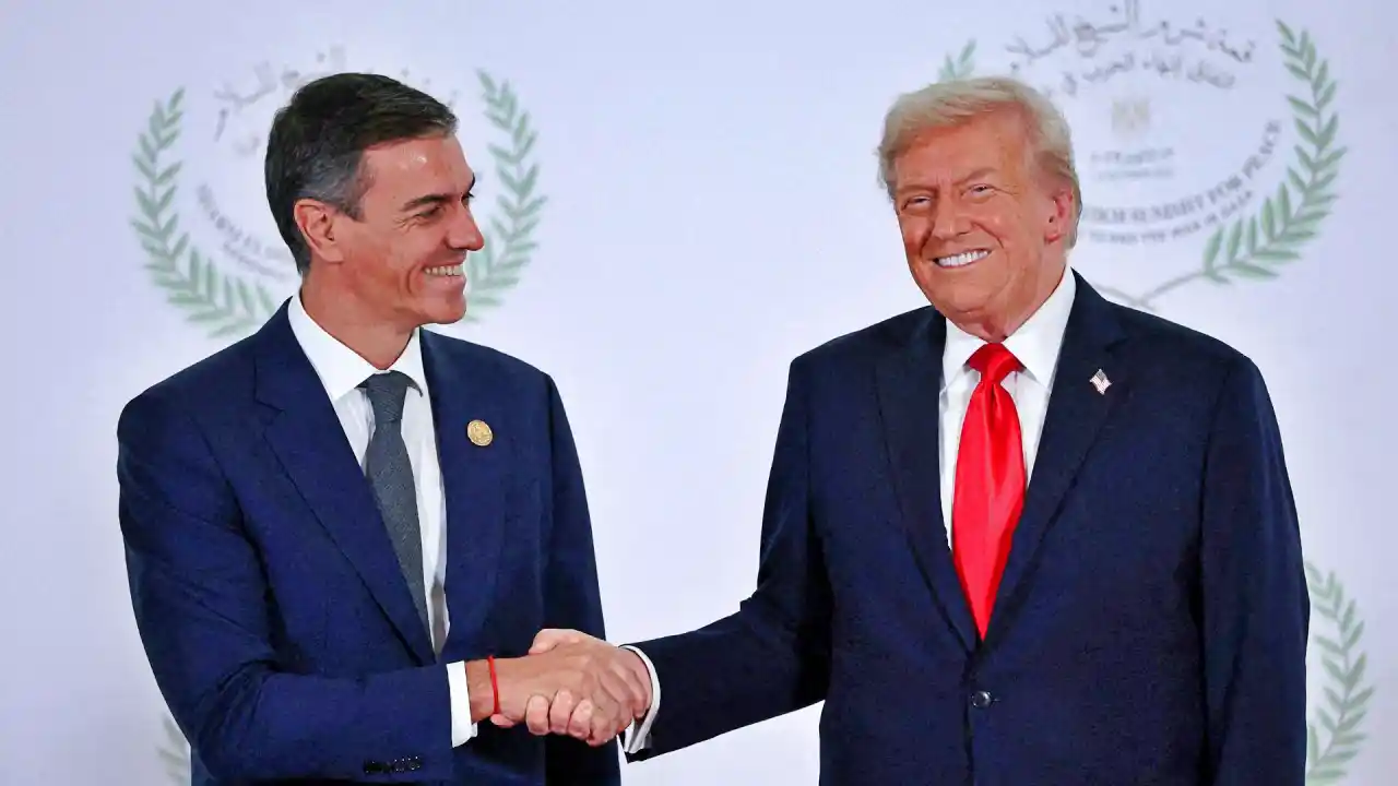 Pedro Sánchez y Donald Trump