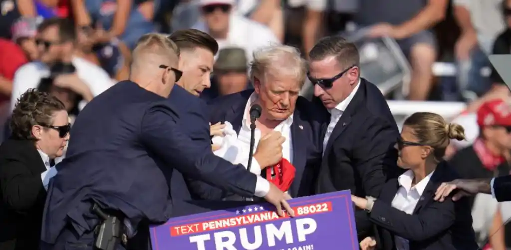 Imagen del momento del ataque